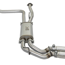 AFE Rebel Series 3 IN 409 Stainless Steel Cat-Back Exhaust System w/Polished Tip (2004-2015 Titan, Titan, Titan, Titan, Titan) - 49-46124-P