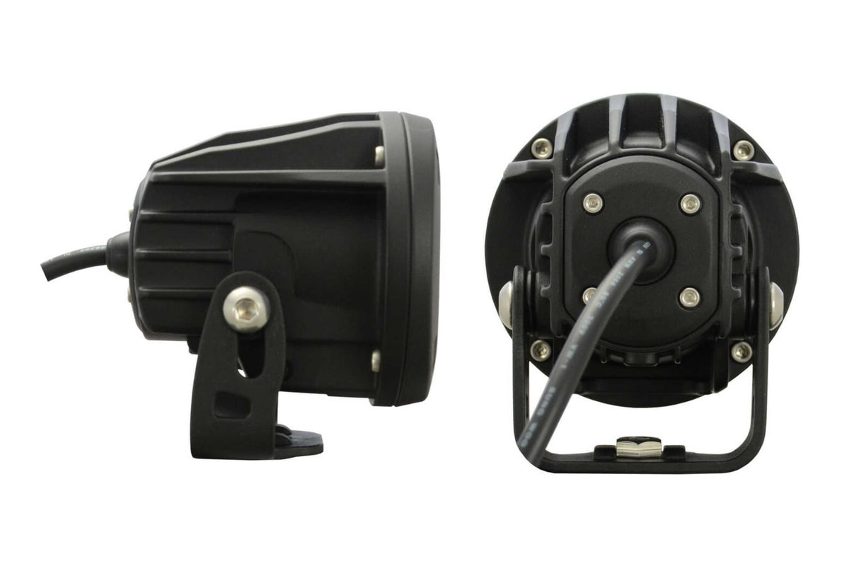 Vision X  Optimus LED Pod: Black / Round (20 Degree Medium Beam) (Universal) - XIL-OPR120