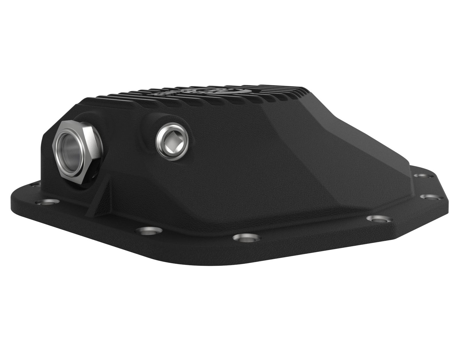 aFe Pro Series Rear Differential Cover Black w/ Machined Fins (2021-2022 Ram 1500 TRX (sc) (Dana M250)) - 46-71280B