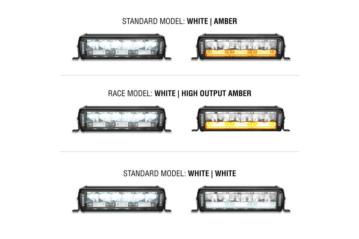 Vision X  Shocker LED Light Bar: 30" (Amber Photon Light Pipe / With Harness / Race Version) (Universal) - SHK-BV18WRA