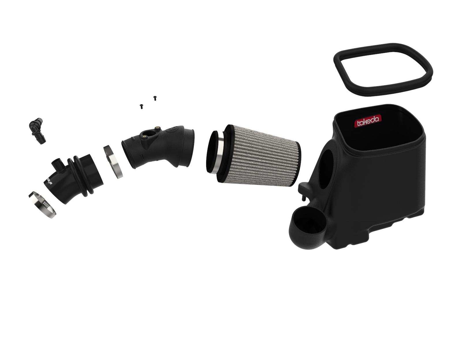 AFE Takeda Stage-2 Cold Air Intake System w/ Pro DRY S Media Black (Toyota C-HR 17-20 L4-2.0L) - 56-10018D