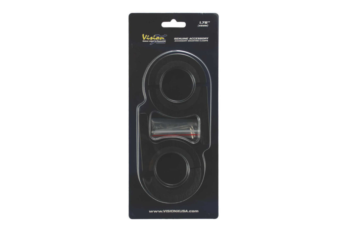 Vision X  Mounts: (Set / Black / M8 Mounting Bolt / .75" Tube Clamp) (Universal) - XIL-C075