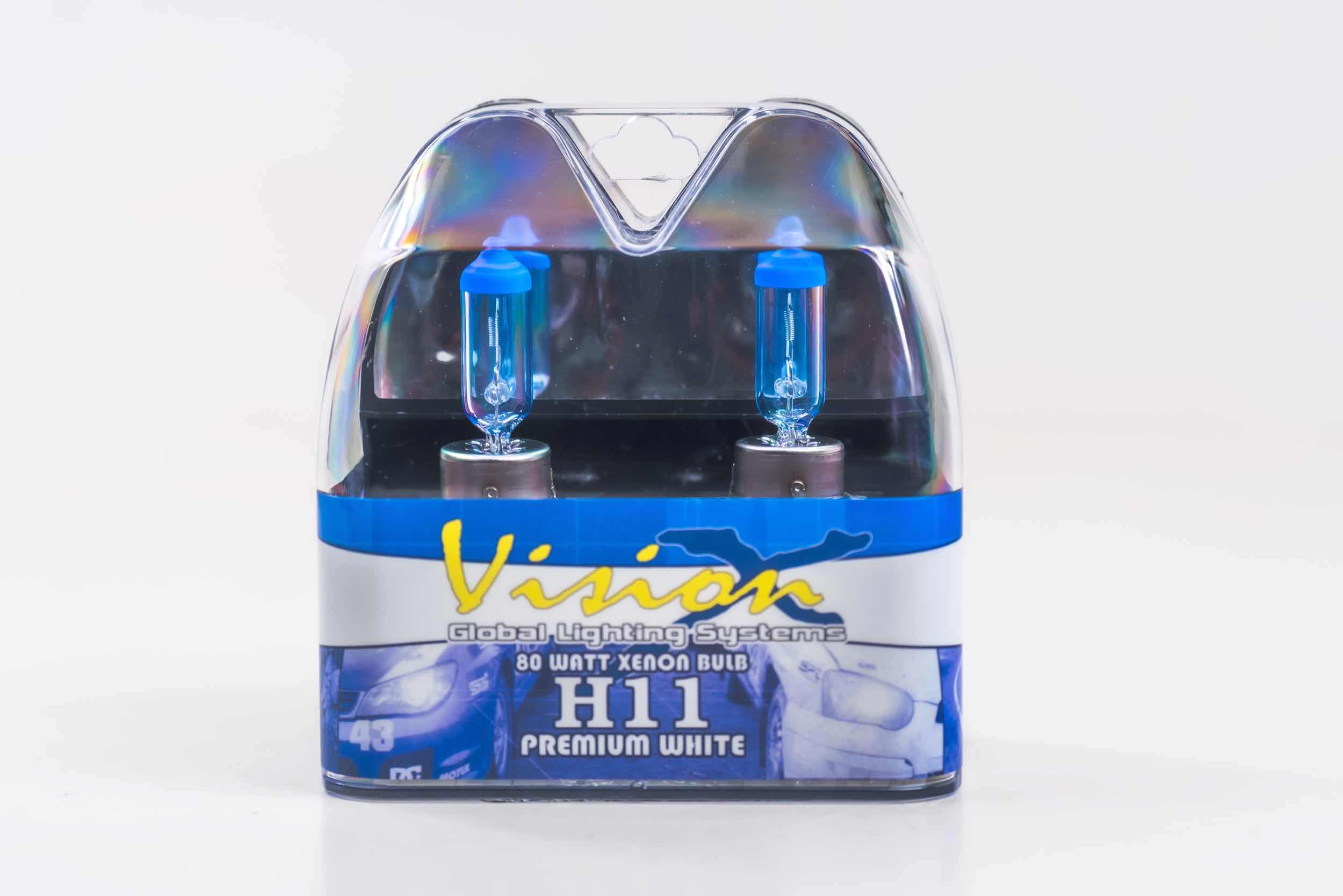 Vision X  Superwhite Halogen: H11 (55W / DOT Approved)(Set) (Universal) - VX-DH11