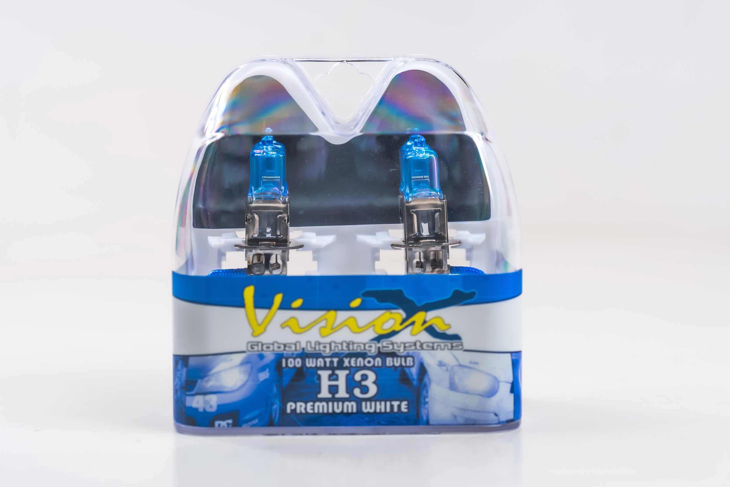 Vision X  Superwhite Halogen: H3 (66W)(Set) (Universal) - VX-DH3