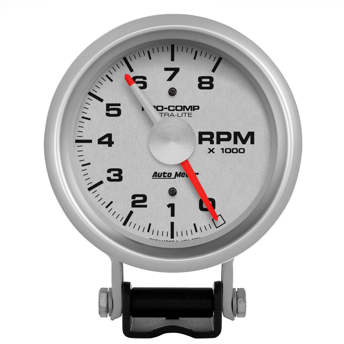 Auto Meter 3-3/4" PEDESTAL TACHOMETER, 0-8,000 RPM, ULTRA-LITE - 3781