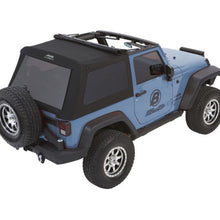 Bestop 07-18 Jeep Wrangler JK 2-Door Jeep Trektop Glide (Premium Black Twill)