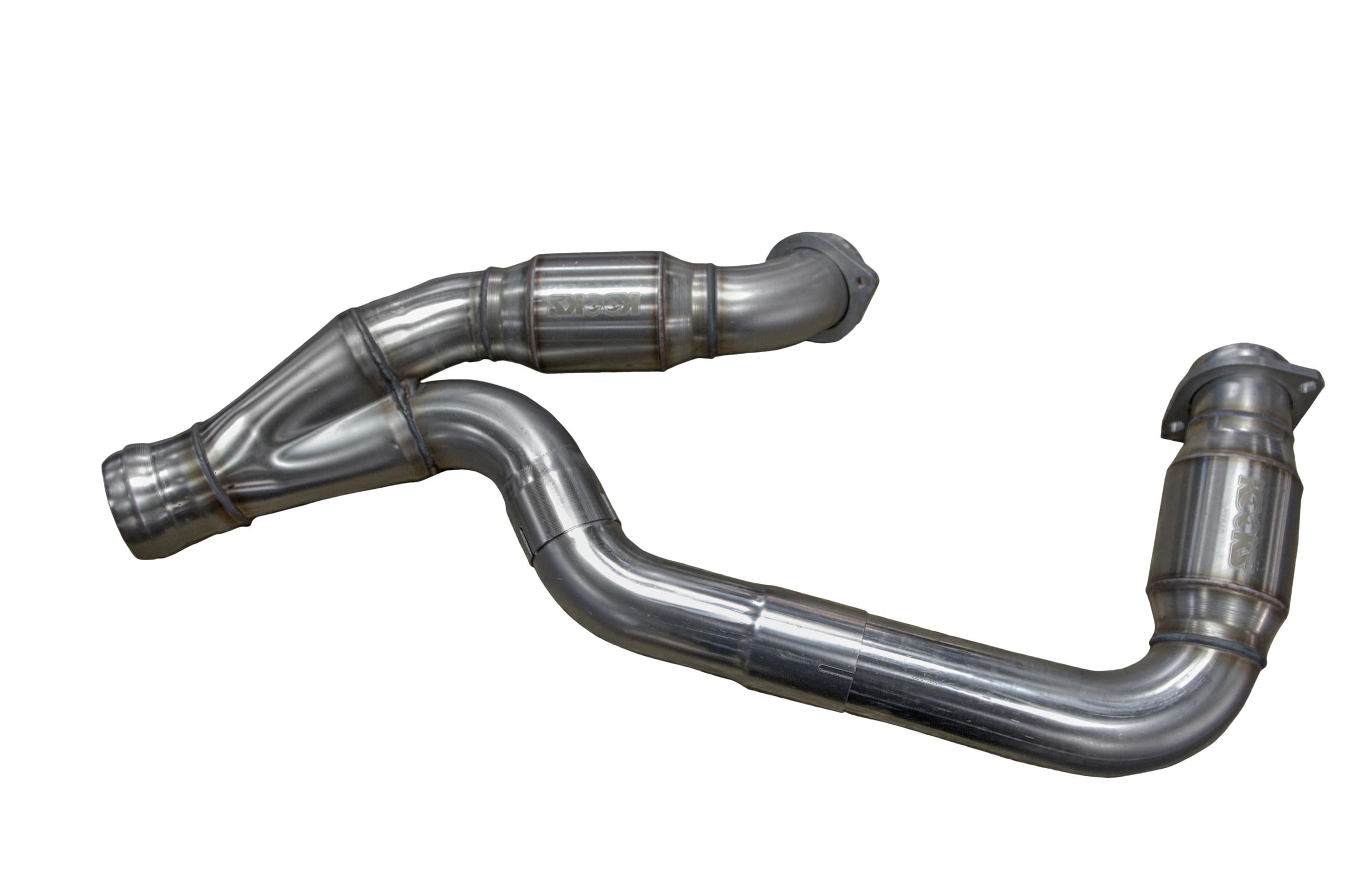 Kooks 3" SS Catted Y-Pipe. 2019-2020 GM 1/2 Ton Truck 6.2L. Connects to OEM. - 28633200