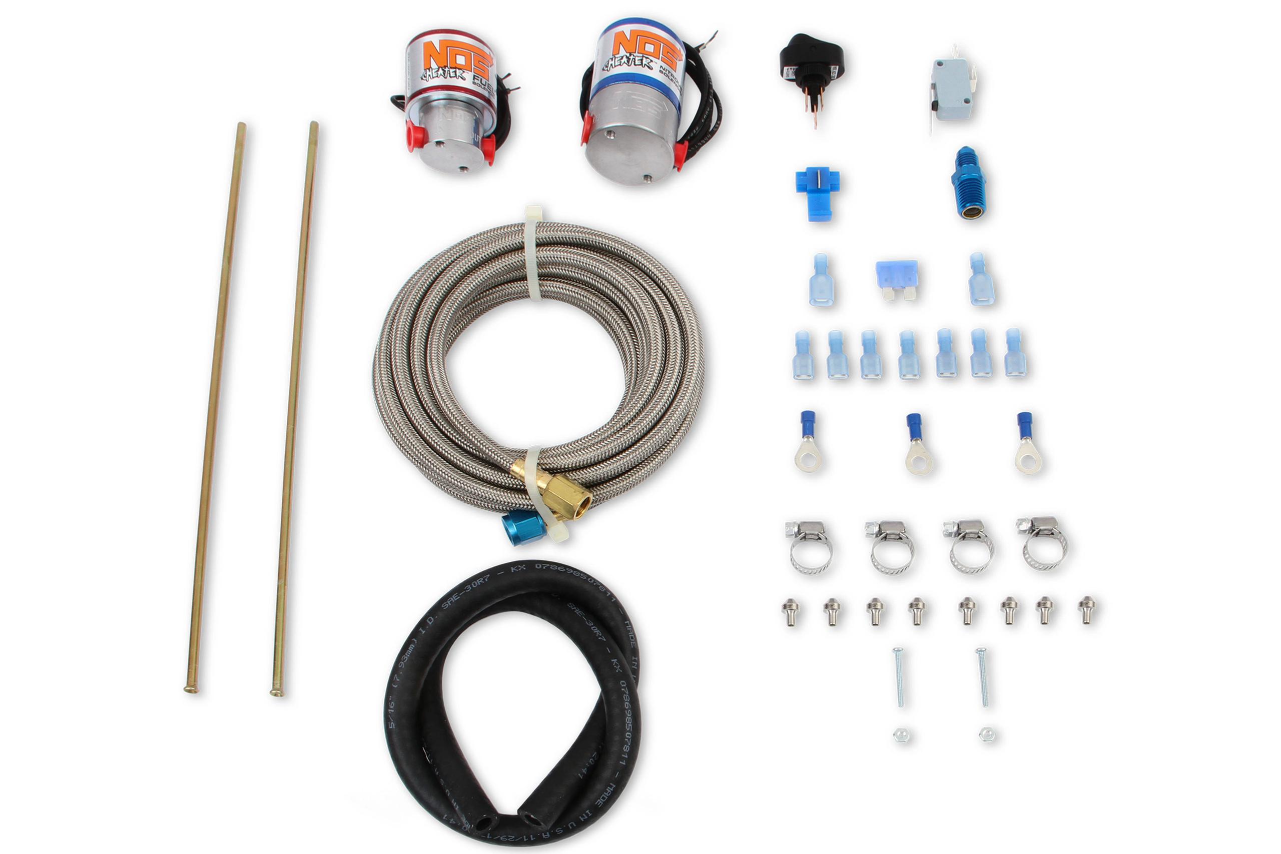 NOS  "CHEATER" fits Holley 4-Bbl / Carter AFB. - 02001NOS