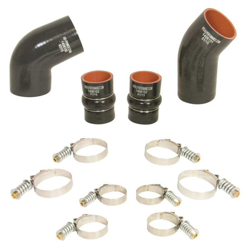 BD Diesel Intercooler Hose & Clamp Kit - 2004.5-2005 Chevy Lly Duramax - 1046276