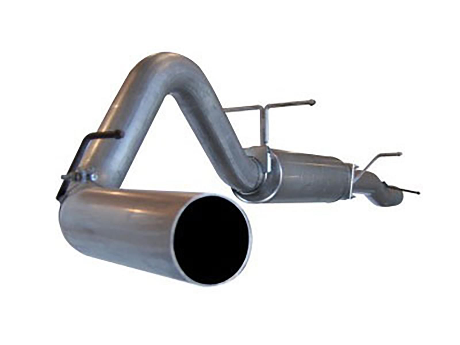 AFE Large Bore-HD 4 IN 409 Stainless Steel Cat-Back Exhaust System w/o Tip (2003-2007 F-250 Super Duty, F-350 Super Duty, F-450 Super Duty, F-550 Super Duty) - 49-13003
