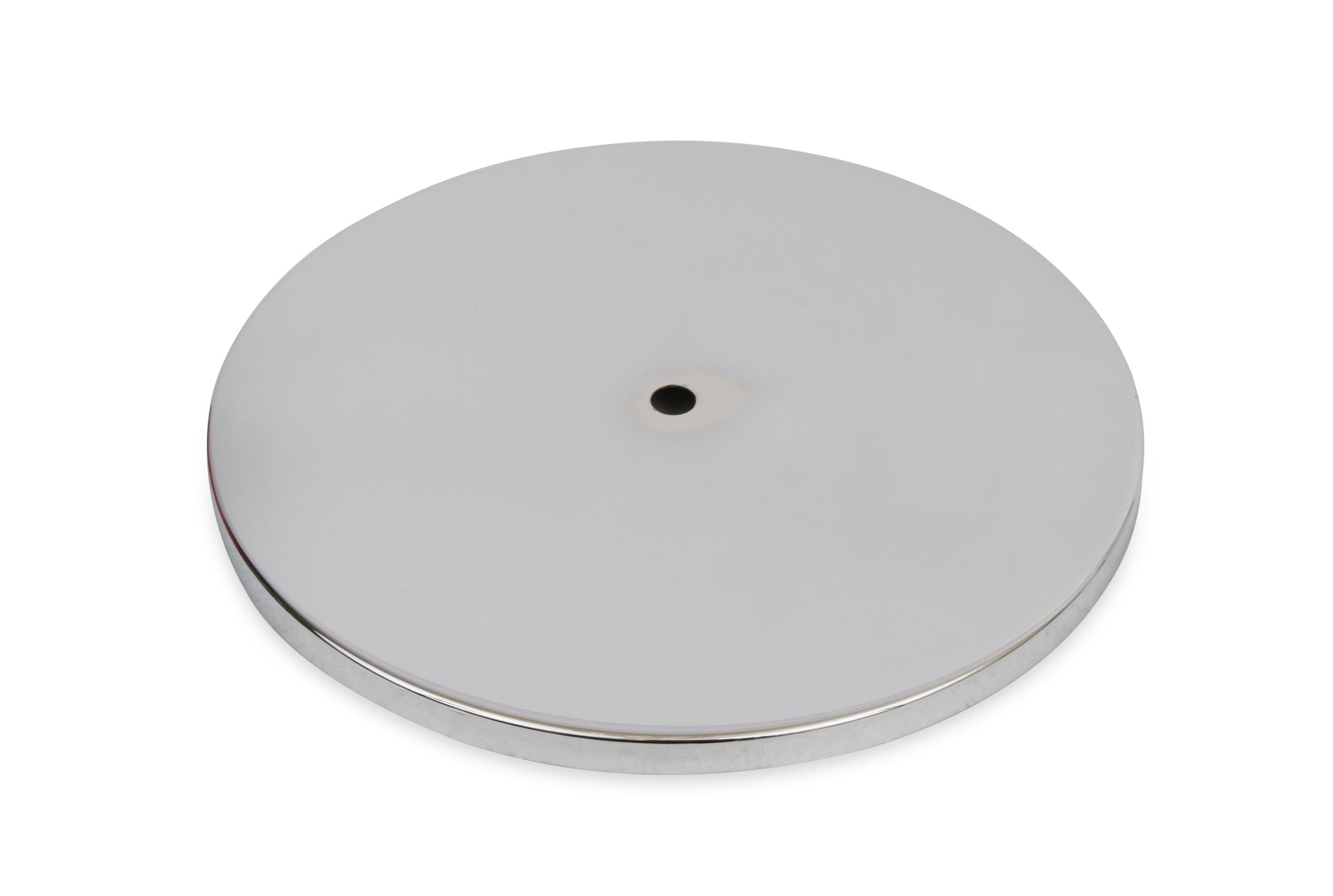 Mr. Gasket Air Cleaner - 6-1/2 Inch Diameter, 2 Inch Tall - Chrome.  - 1486