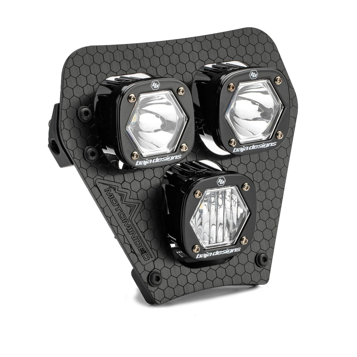 Baja Designs Ktm Triple S1 "Hydra" (D/C) Led Headlight Kit (2024-2025 450 XCF-W, 300 XC-W) - 38-7021