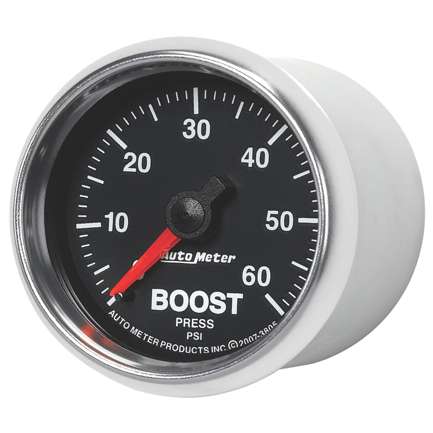 Auto Meter 2-1/16" BOOST, 0-60 PSI, GS - 3805