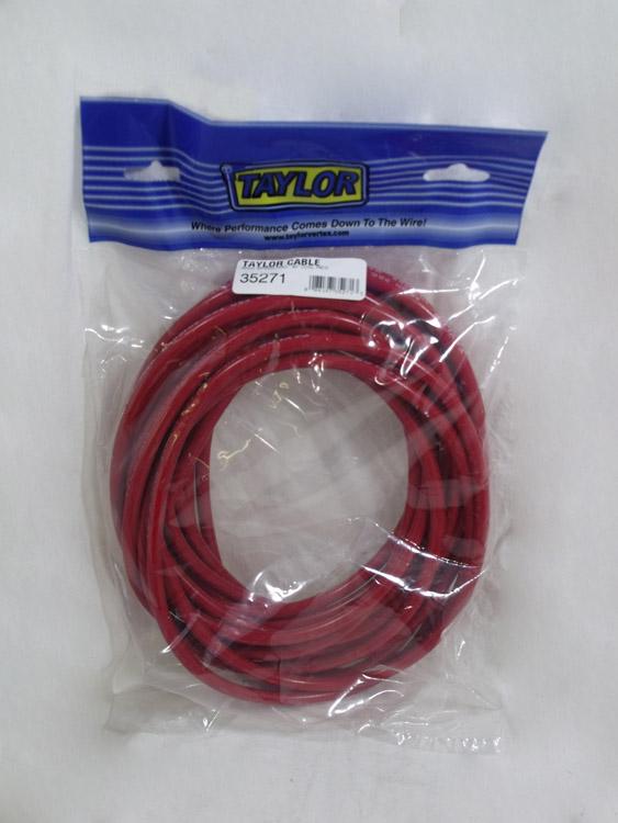 TAYLOR CABLE 8mm Spiro-Pro 30 Ft. coil red - 35271