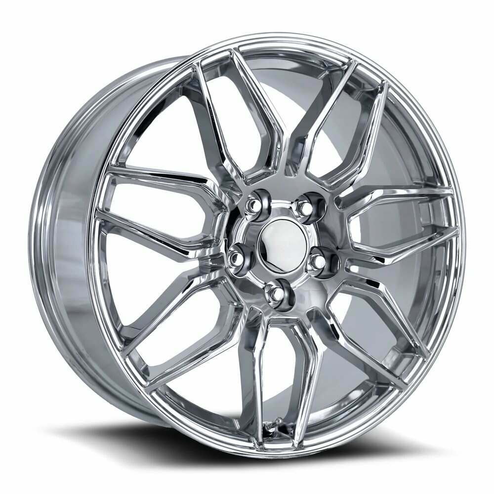 Factory Reproductions 19X10 5X4.75 +56 HB 70.3 C8 Z06 CHROME WITH CAP - 401910563401F