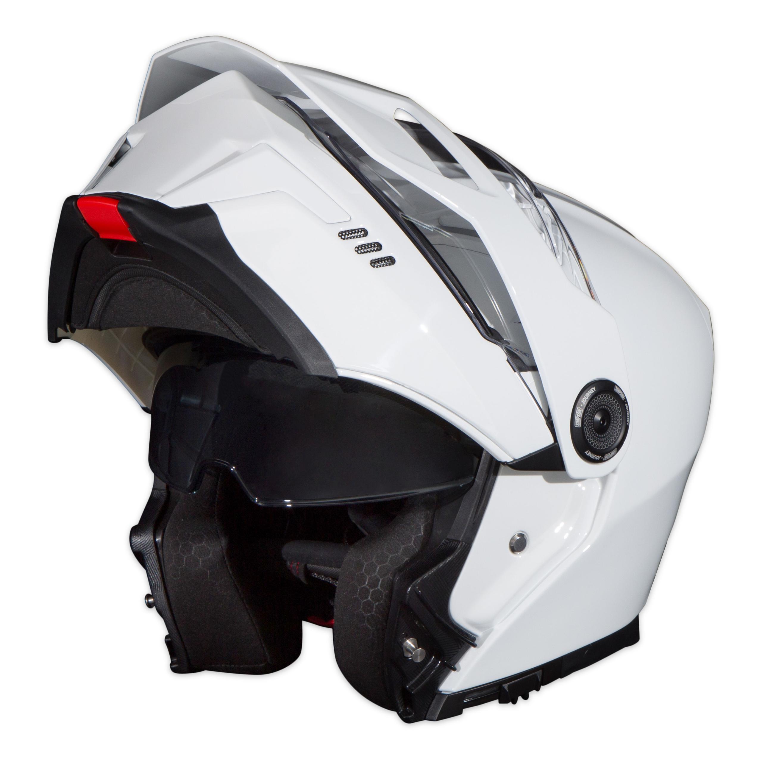 Simpson Racing Motorcycle Journey Bandit Helmet - White - JB1SM