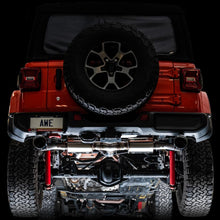 AWE Tread Edition Axleback Dual Exhaust for Jeep JL/JLU 3.6L/2.0T - Diamond Black Tips - 3015-33001