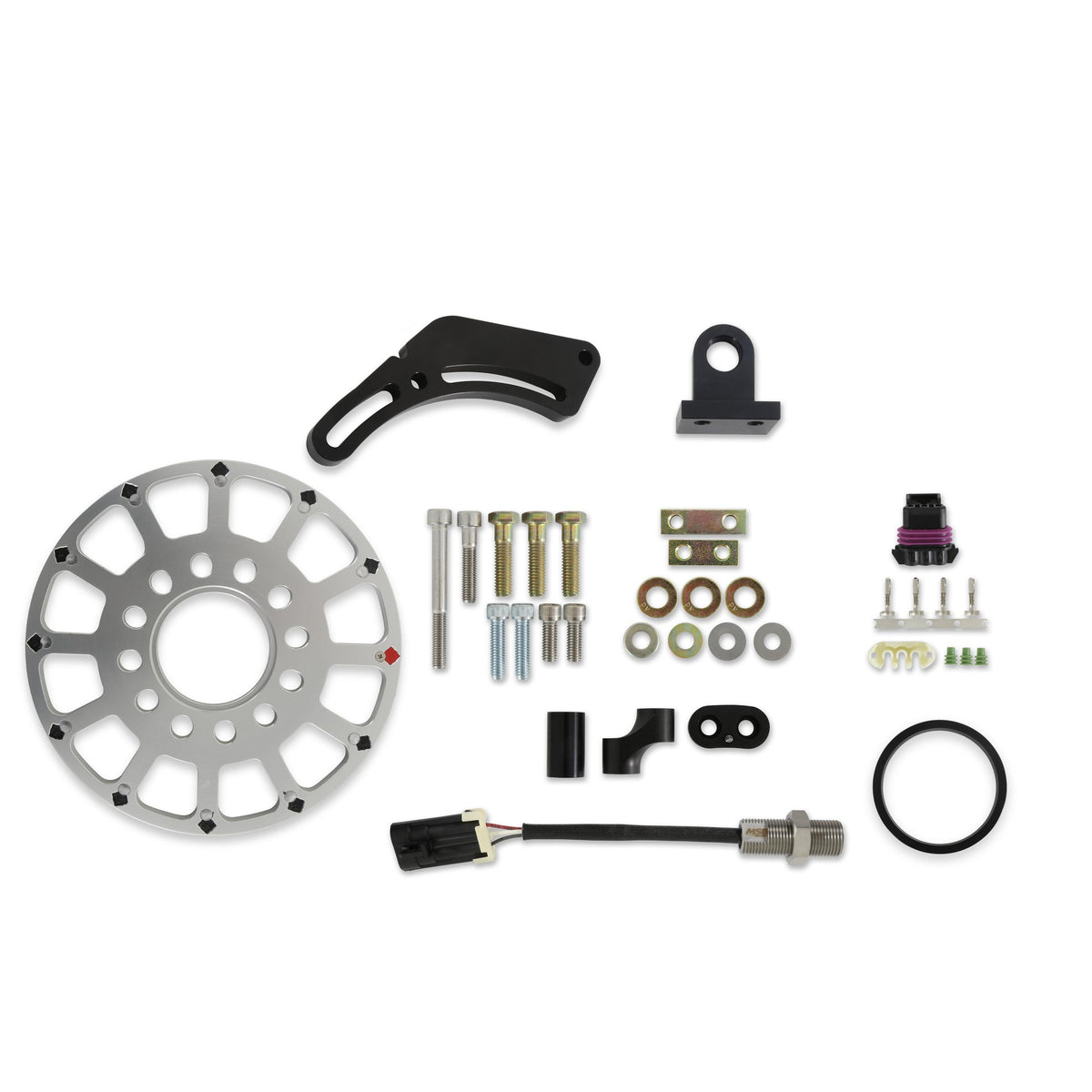 Holley 7.25-Inch 12-1X Crank Trigger Kit, LS, Hall Effect - 556-175