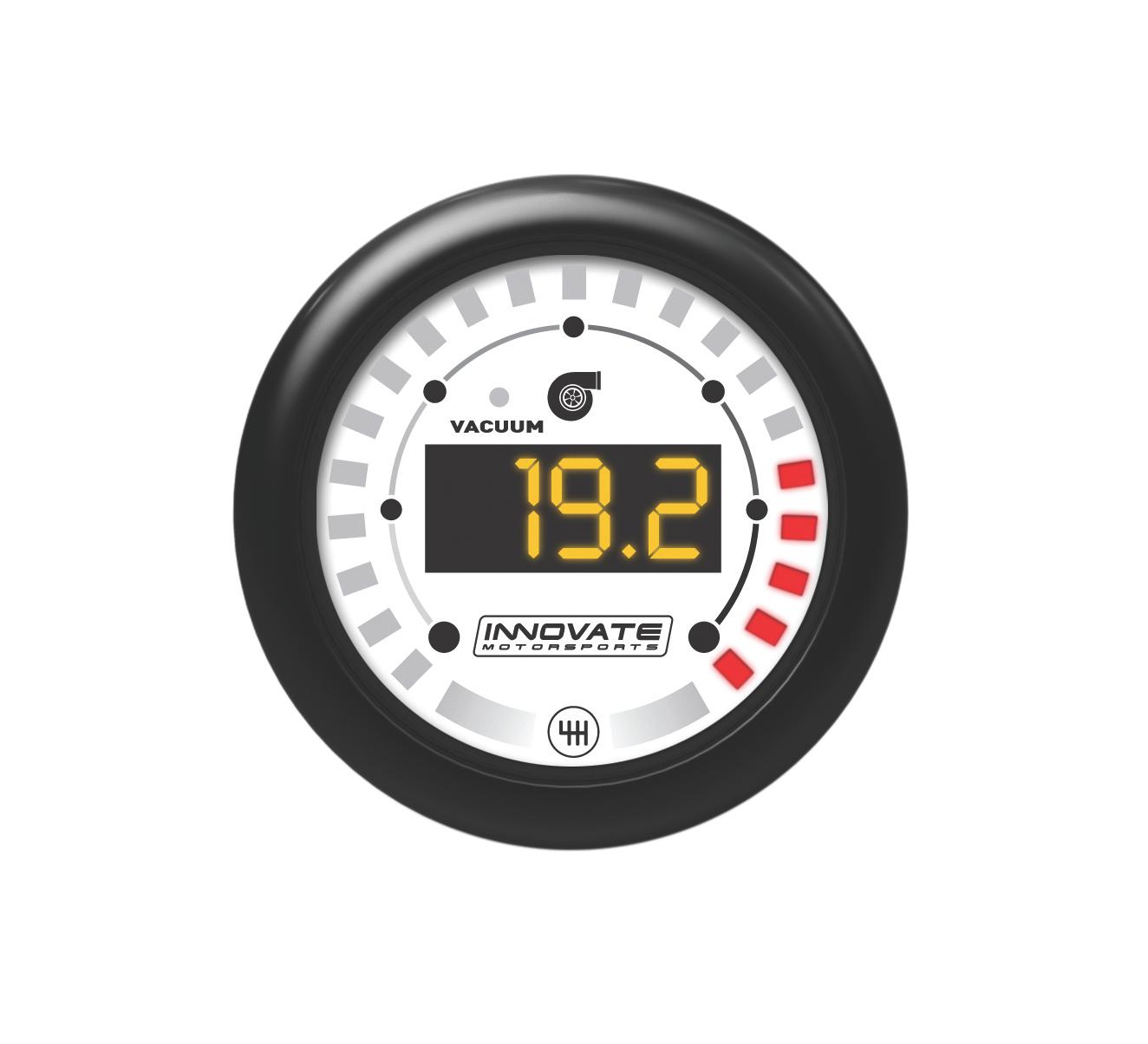 Innovate MTX Digital, Vacuum/Boost &amp - Shift Light Gauge Kit, Dual Function - 38510