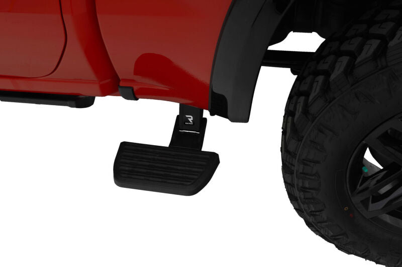 AMP Research Bedstep 2 Flp Dwn Side Bmpr Stp 19-21 Chev/GMC Silv/Sra 1500, Short Bed (2019-2021 Sierra 1500, Silverado 1500) - 75415-01A