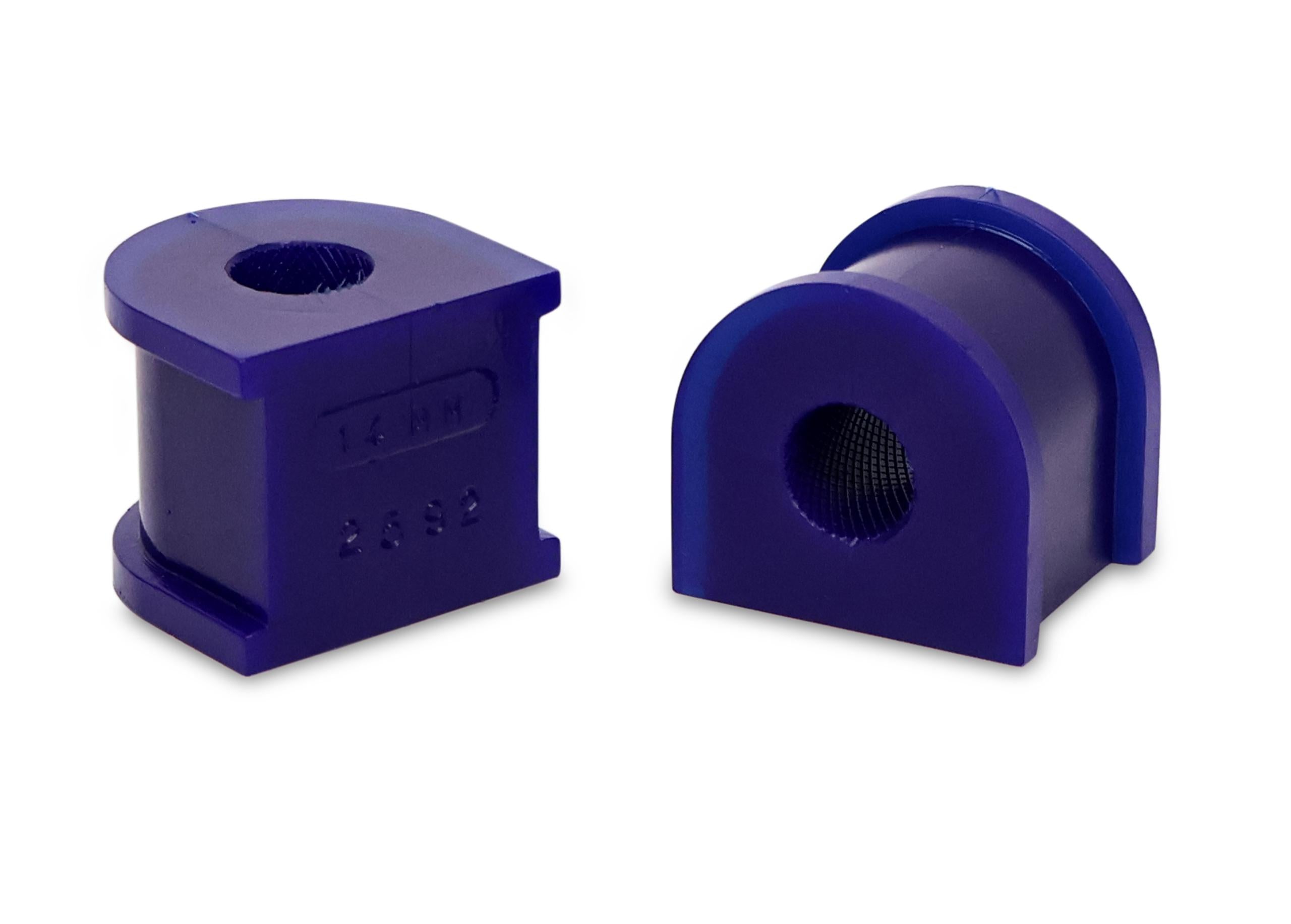 SuperPro 14mm Rear Sway Bar Mount Bush Kit (2000-2006 TT Quattro) - SPF2592-14K
