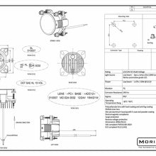 Morimoto Sealed Beam:  Sealed3 (90mm / Low Beam) (Universal) - LF800