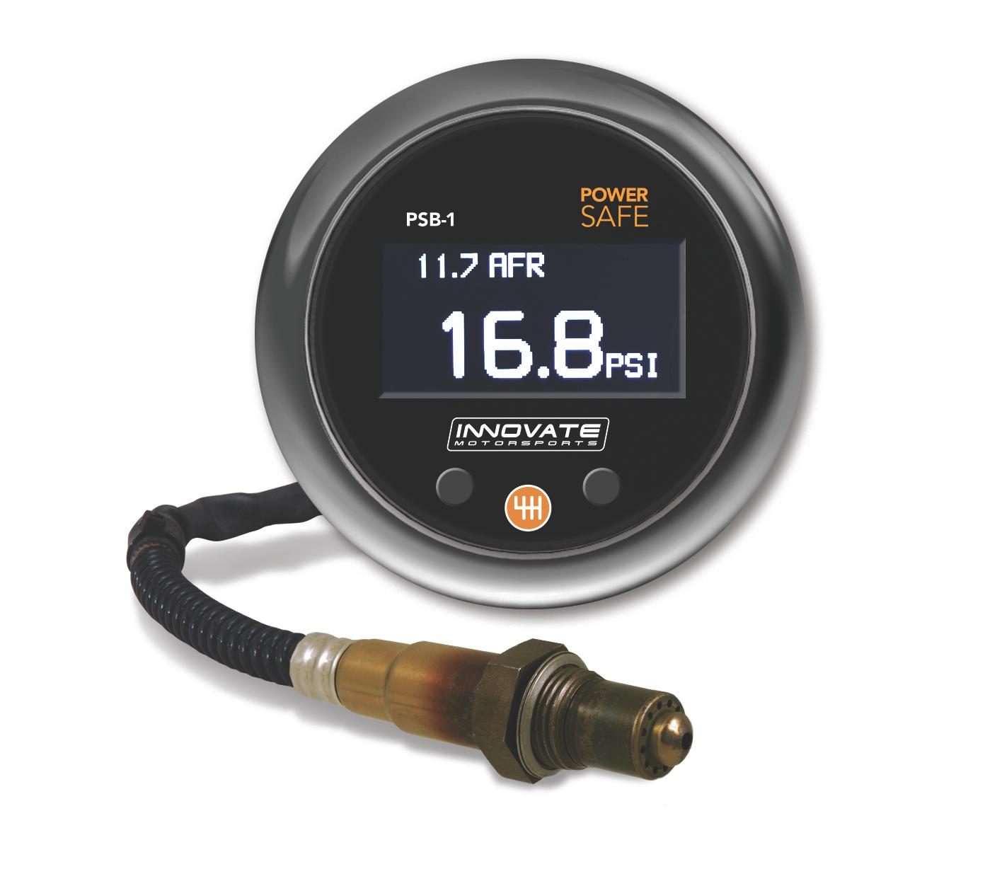 Innovate PSB-1 PowerSafe Boost &amp - Wideband O2 Gauge Kit - 38920