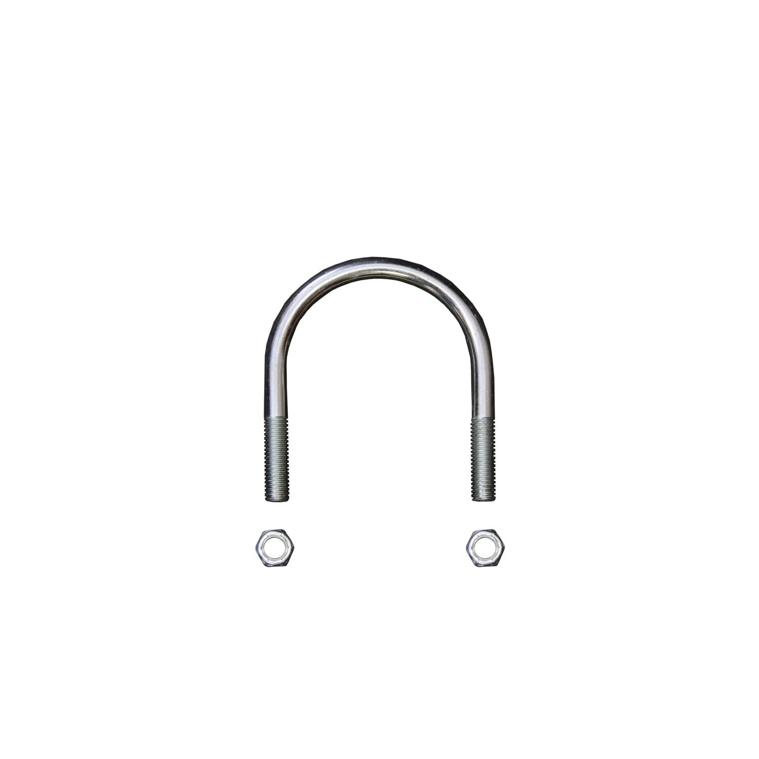 Skyjacker U-Bolt Round 0.375 Inch Diameter 2.75 Inch ID Width 3.5 Inch ID Length Incl. Nuts - 38X234X312
