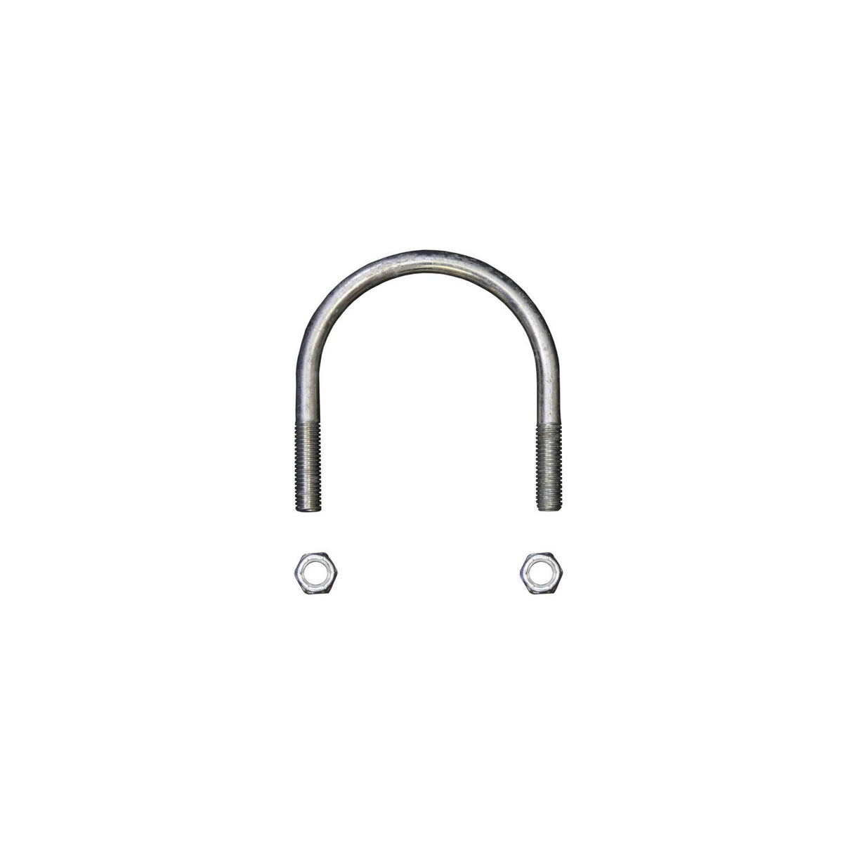 Skyjacker U-Bolt Front Round 0.375 Inch Diameter 3.125 Inch ID Width 3.5 Inch ID Length Incl. Nylon Insert Lock Nut - 38X318X312