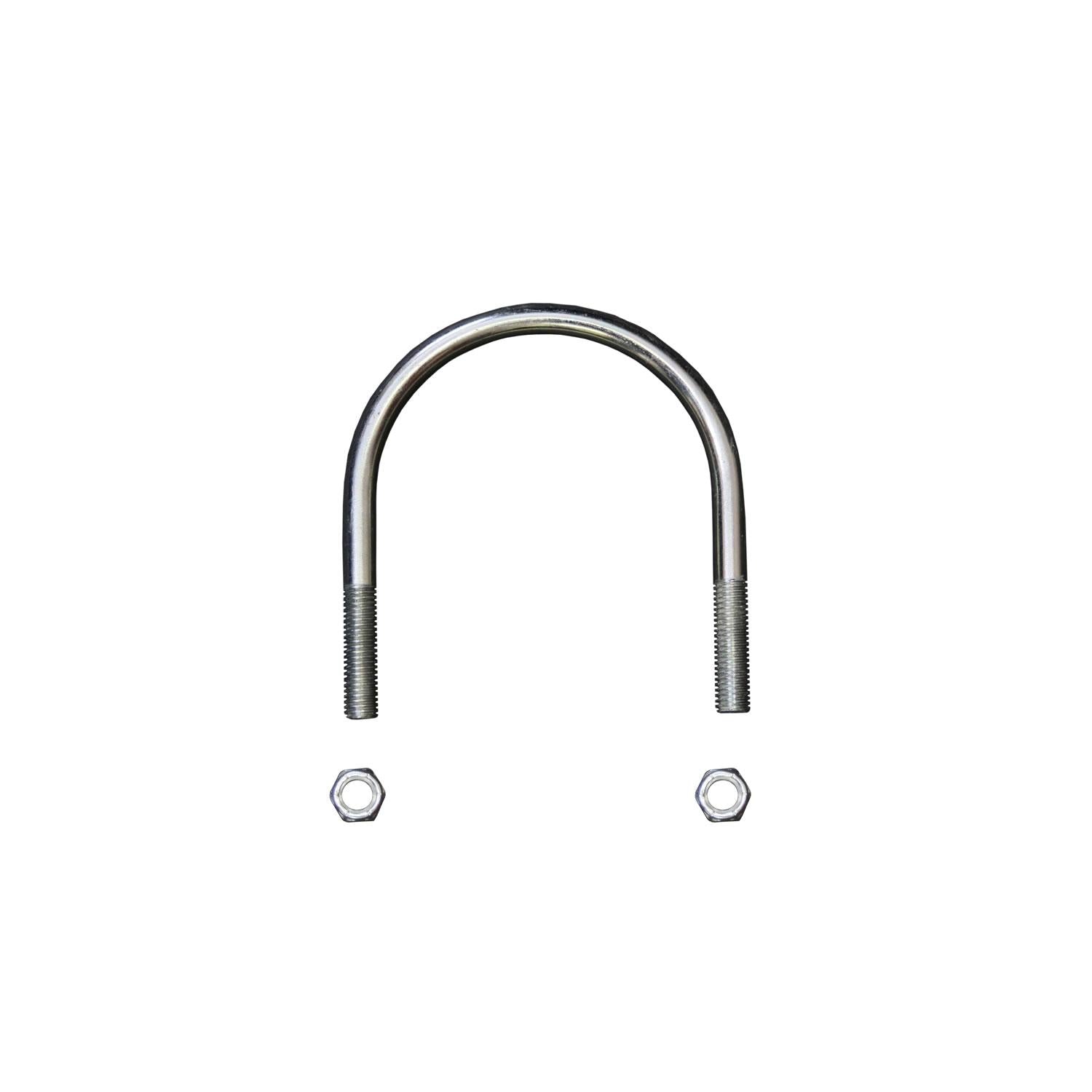 Skyjacker U-Bolt Round 0.375 Inch Diameter 3.75 Inch ID Width 4.5 Inch ID Length Incl. Nuts - 38X334X412