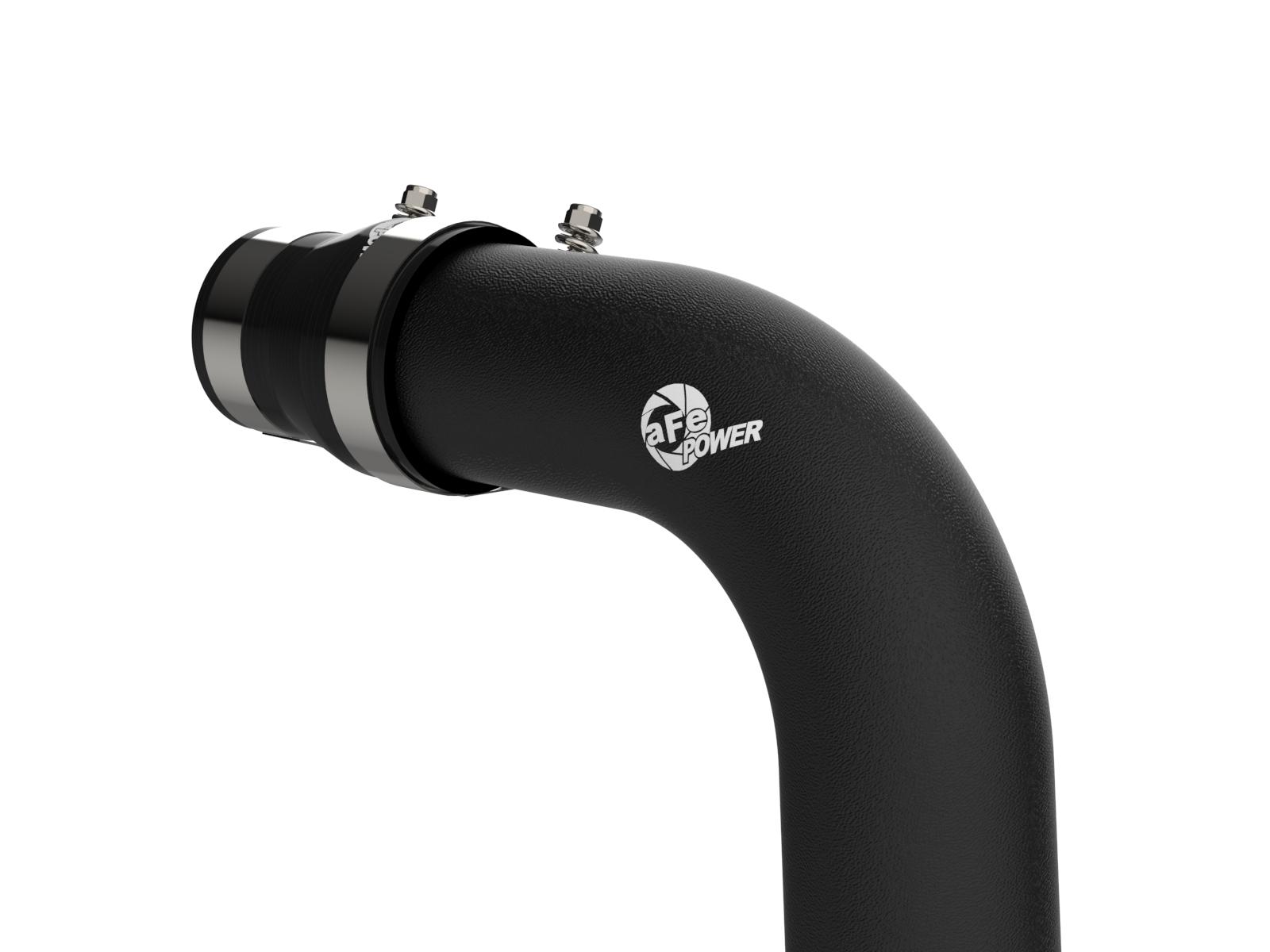 AFE BladeRunner 3 IN Aluminum Hot Charge Pipe Black - 46-20049