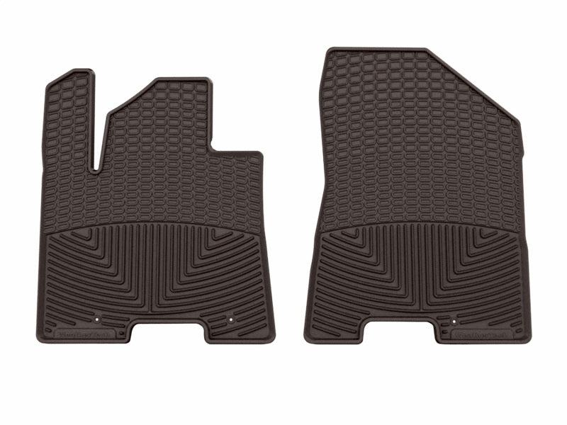 WeatherTech 19-21 Hyundai Tucson 1st Row Front All-Weather Floor Mats 2pc - Cocoa