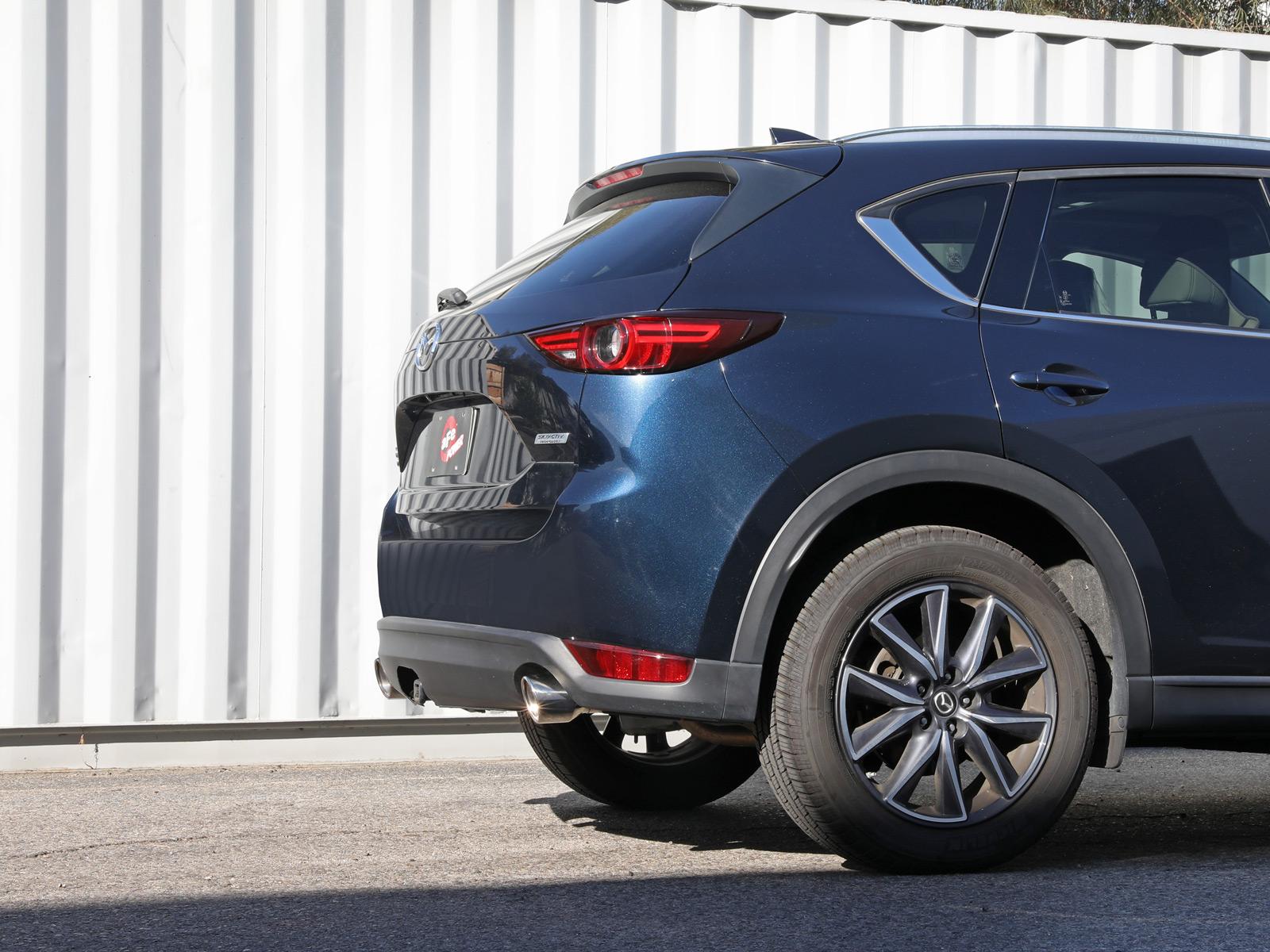 AFE Takeda 2-1/2 IN 304 Stainless Steel Axle-Back Exhaust System w/ Polished Tip (Mazda CX-5 19-22 L4-2.5/2.5L (t)) - 49-37021-P