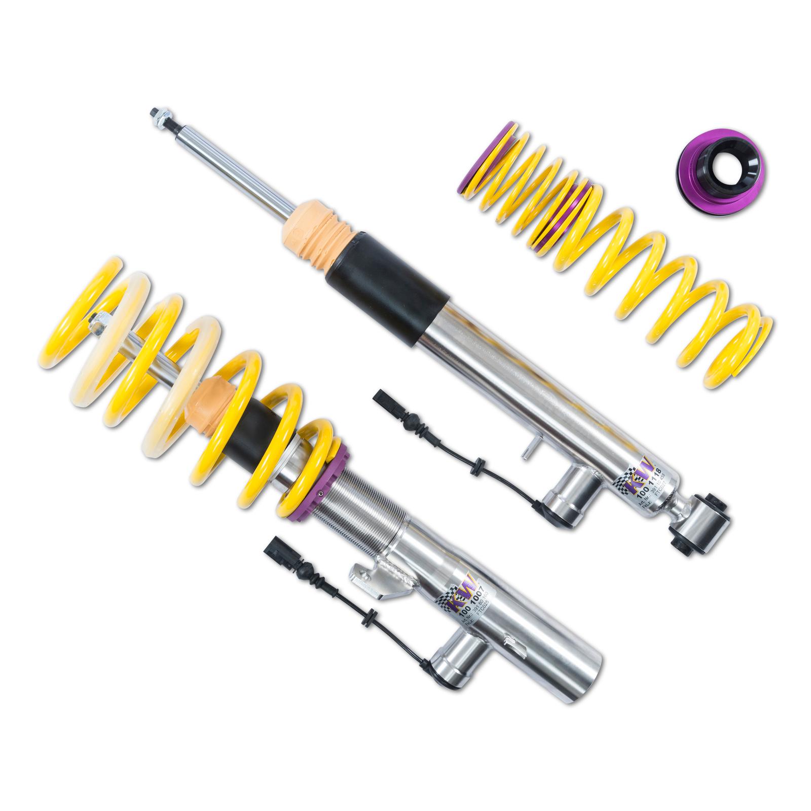 KW Height Adjustable Coilovers with standalone ECU for Electronic Damper Control (2017-2020 RS3 Base) - 39010055