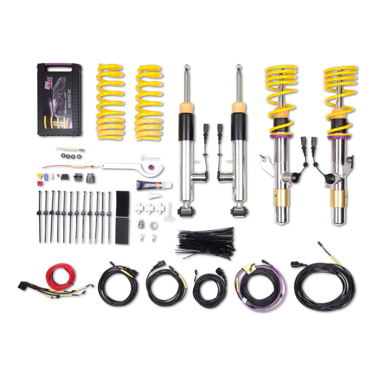 KW Height Adjustable Coilovers with standalone ECU for Electronic Damper Control (2012-2020 335i Base, 435i Base, 340i Base, 440i Base) - 39020017
