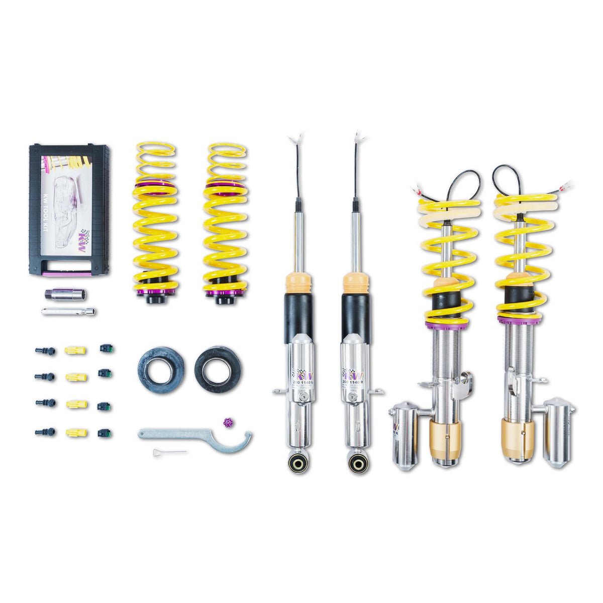 KW Plug &amp - Play Height Adjustable Coilovers with electronic damping control (2015-2020 M3 Base, M4 Base, M4 CS) - 39020039