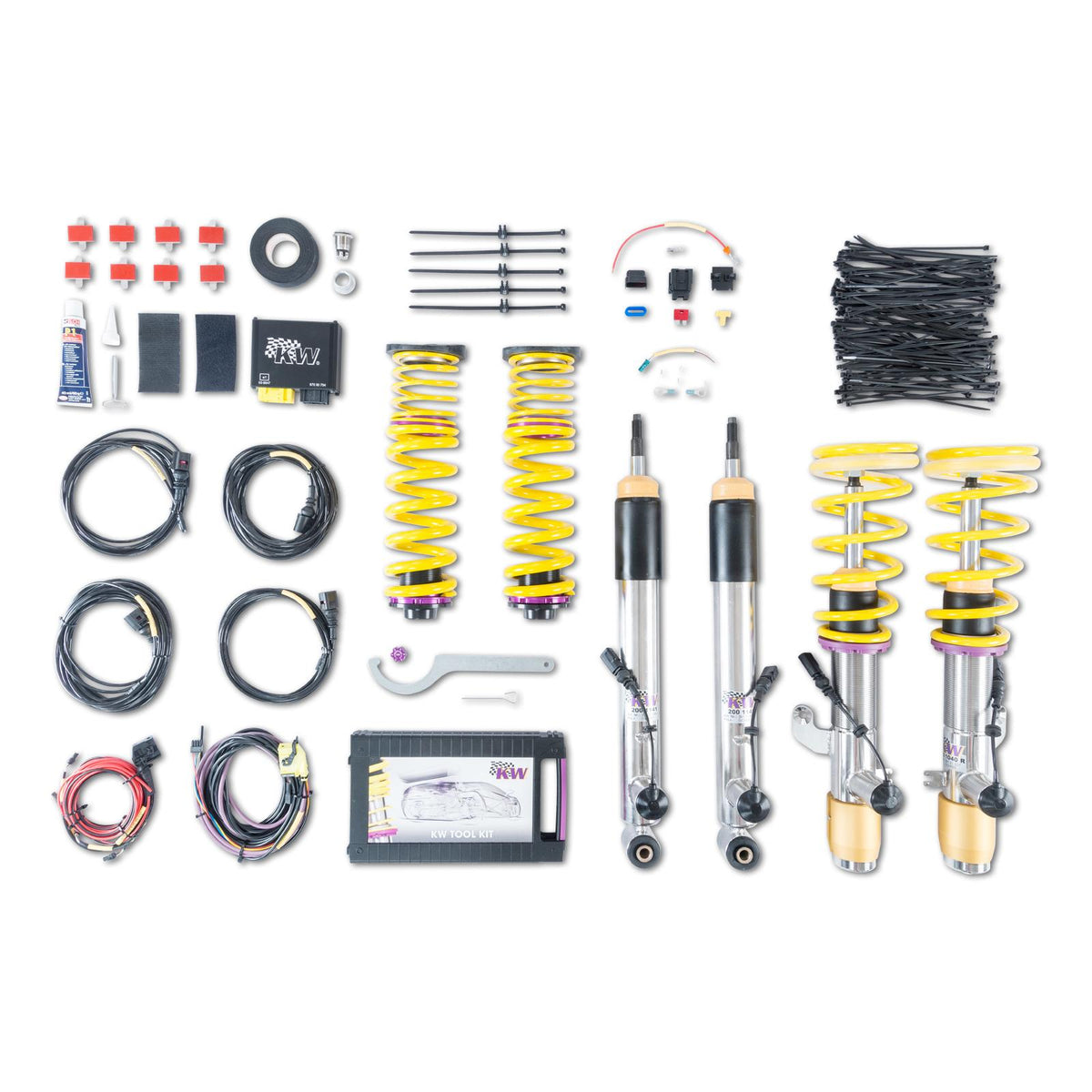 KW Height Adjustable Coilovers with standalone ECU for Electronic Damper Control (2016-2021 M2 Base, M2 Competition, M2 CS) - 39020042