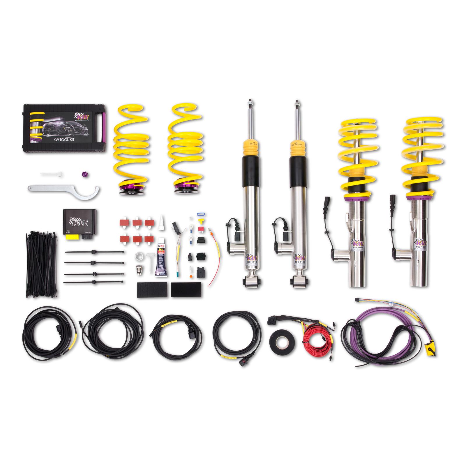 KW Height Adjustable Coilovers with standalone ECU for Electronic Damper Control (2015 GTI, Golf) - 39080030