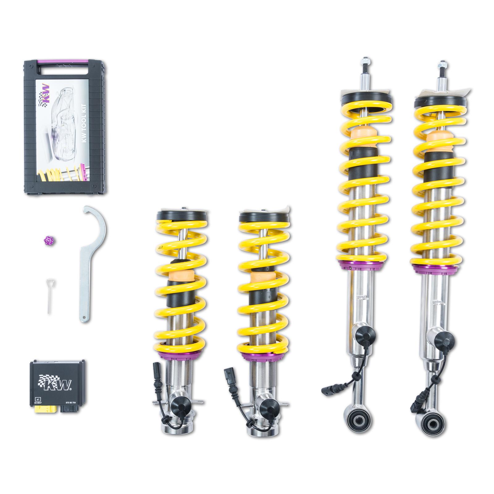 KW Height Adjustable Coilovers with standalone ECU for Electronic Damper Control (2014-2021 S) - 39087001