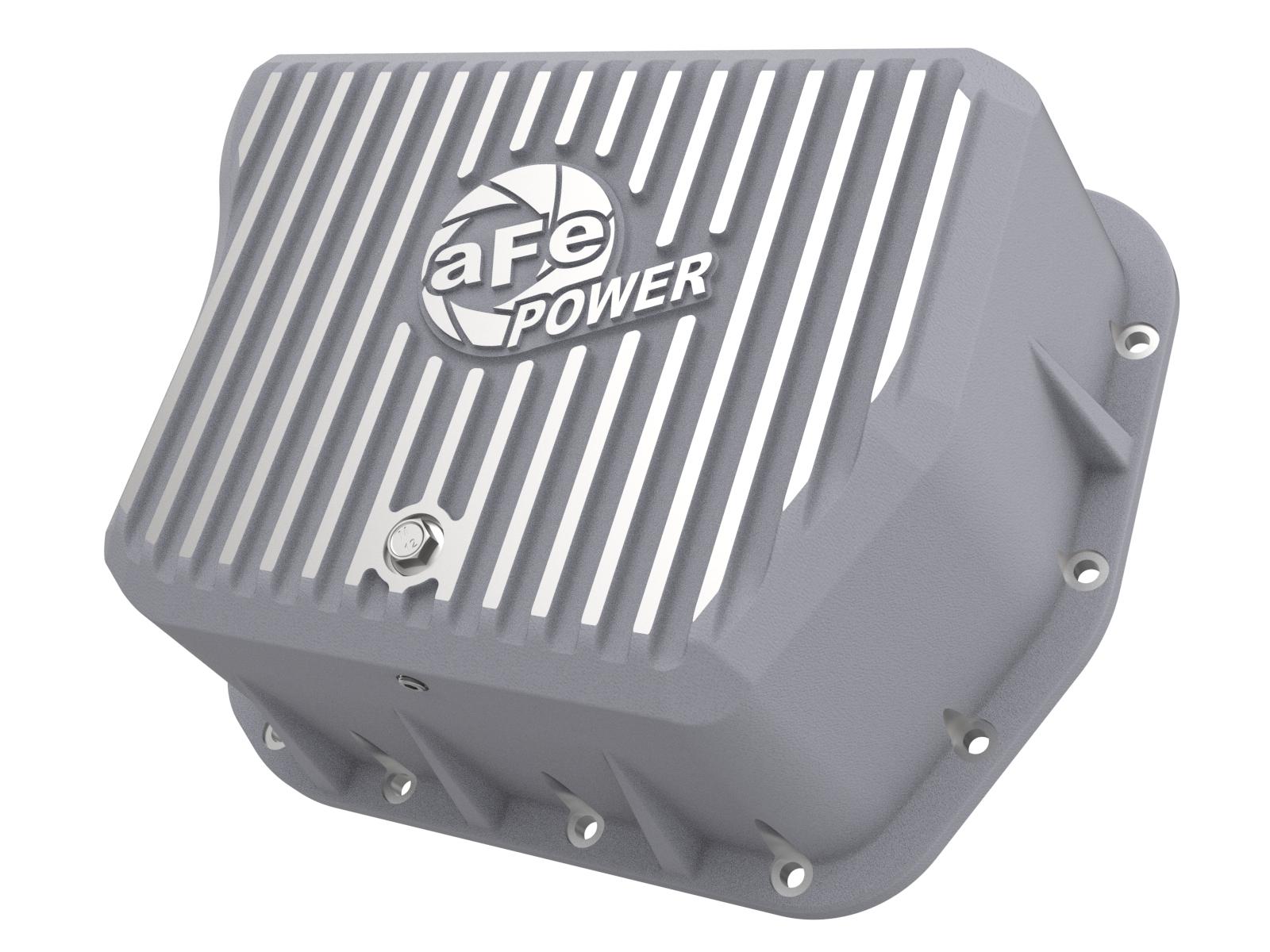 aFe POWER Transmission Pan Raw w/ Machined Fins - 46-70050