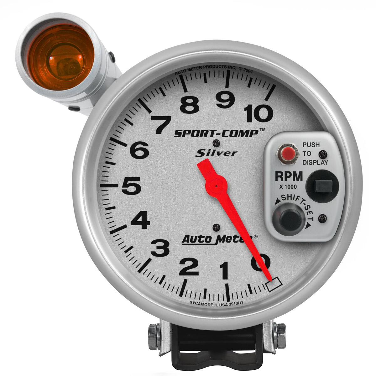 Auto Meter 5" PEDESTAL TACHOMETER, 0-10,000 RPM, ULTRA-LITE - 3911