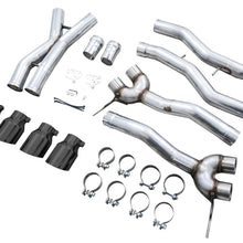 AWE Track Edition Catback Exhaust - Diamond Black Tips (2021+ BMW G8X M3 / M4) - 3020-42482