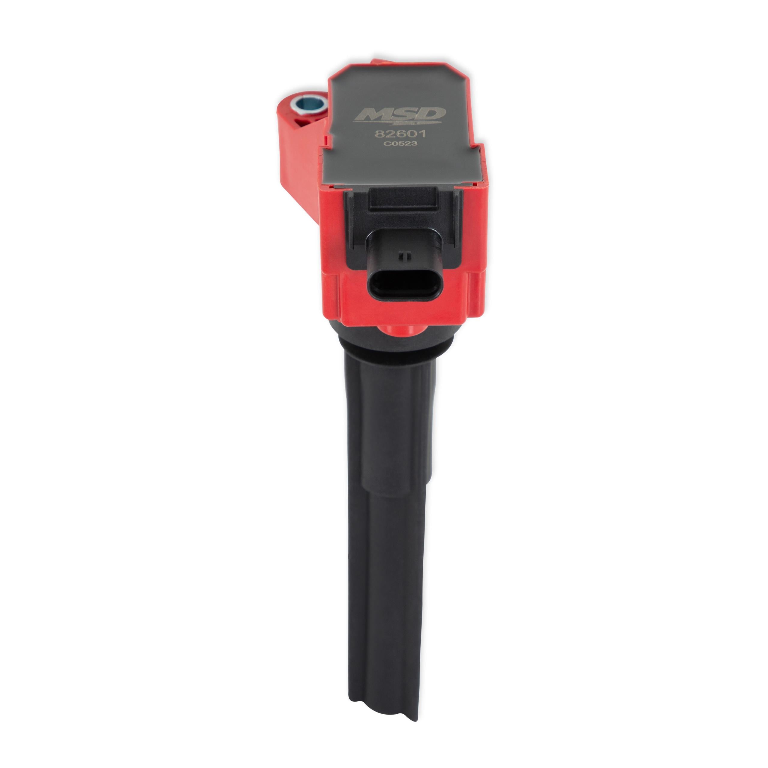 MSD Ignition Coil - Ford EcoBoost - 2.7L / 3.0L V6 - Red - Single - 82601