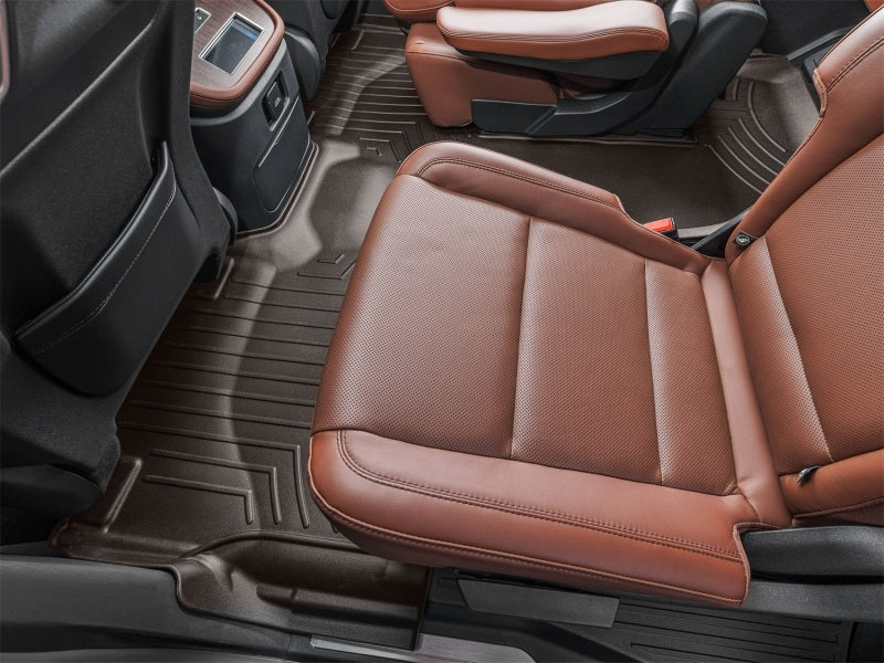 WeatherTech 25-26 Lincoln Navigator 2nd & 3rd Row Rear FloorLiner - Cocoa