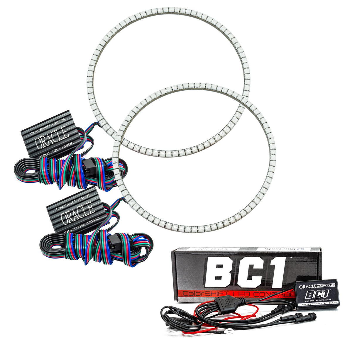 Oracle Lighting Led Waterproof Halo Kit, Colorshift - Bc1 (2007-2017 Wrangler) - 3943-335