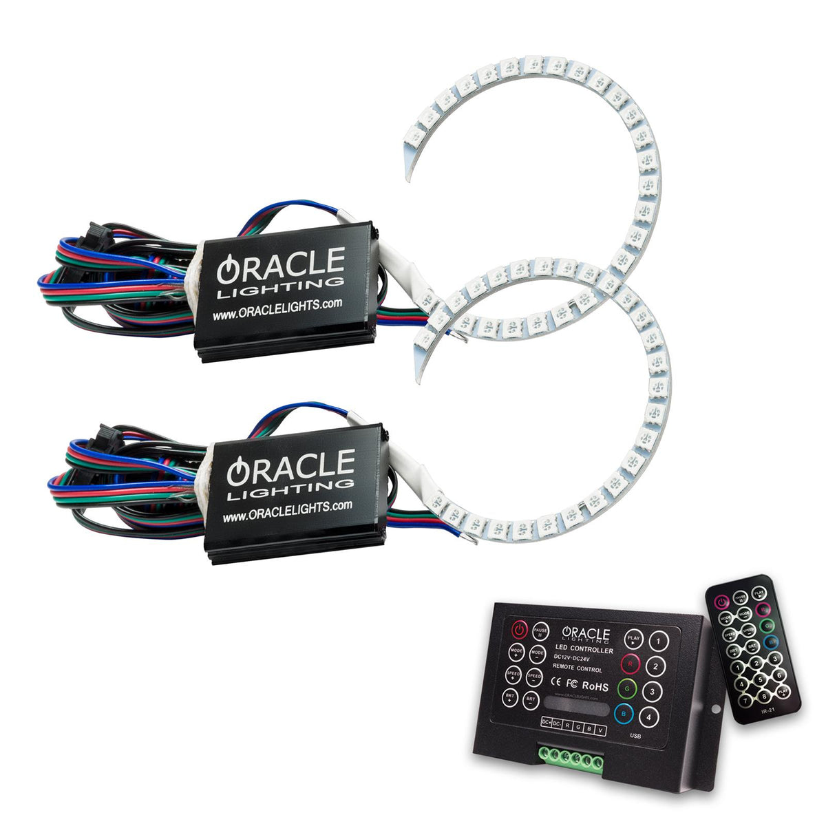 Oracle Lighting ColorSHIFT Projector Halo Kit, ColorSHIFT 2.0 (2015-2021 Charger) - 3944-333