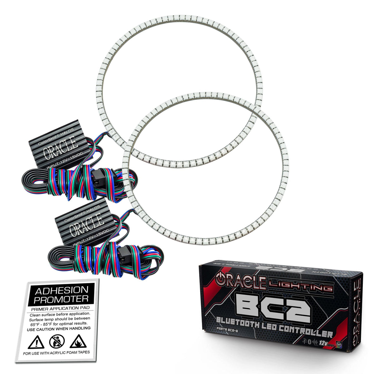 Oracle Lighting Led Waterproof Halo Kit, Colorshift - Bc1 (1997-2006 Wrangler) - 3947-335