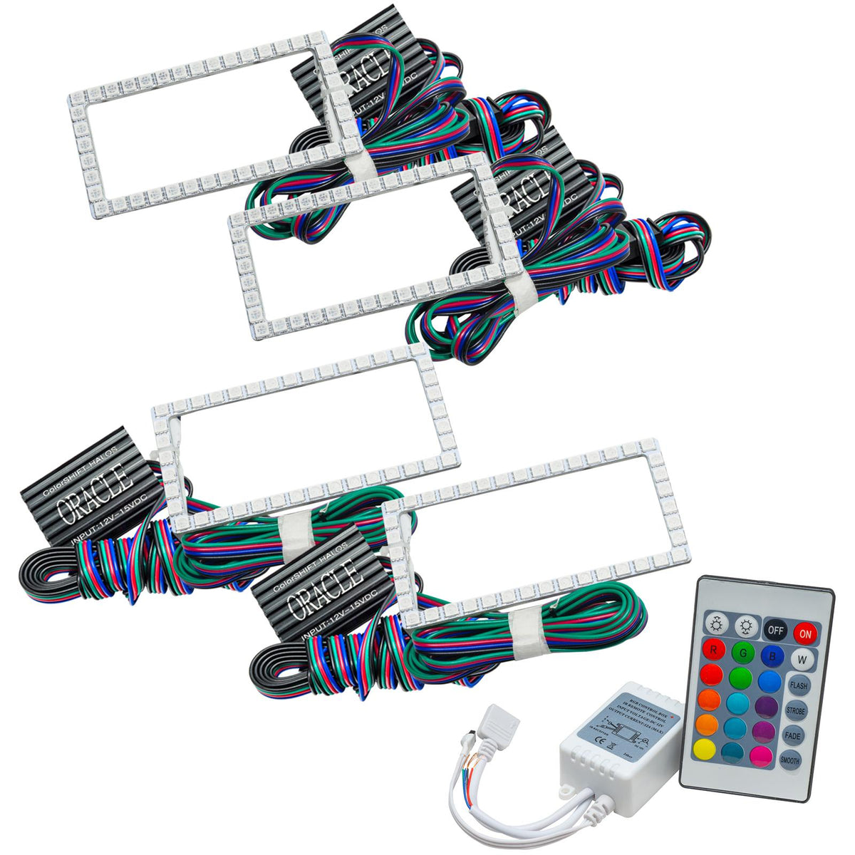 Oracle Lighting Colorshift Projector Headlight Halo Kit, Colorshift - Simple (2015-2017 F-150) - 3957-504