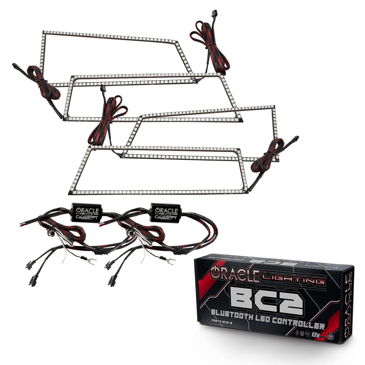 Oracle Lighting Colorshift Dual Halo Kit, Square, Colorshift - Bc1 - 3959-335