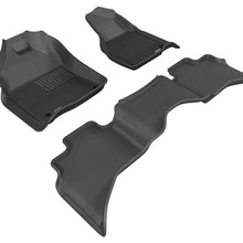 3D MAXpider 2012-2020 Dodge Ram 1500 Quad Cab Kagu 1st & 2nd Row Floormats - Black